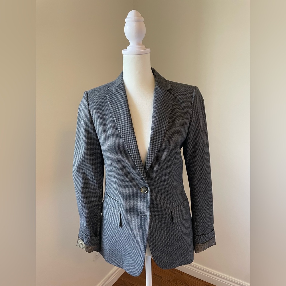 RW&CO. Navy Houndstooth Blazer